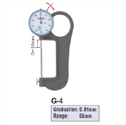 Thước đo độ dày Peacock G-4 (0-65mm)